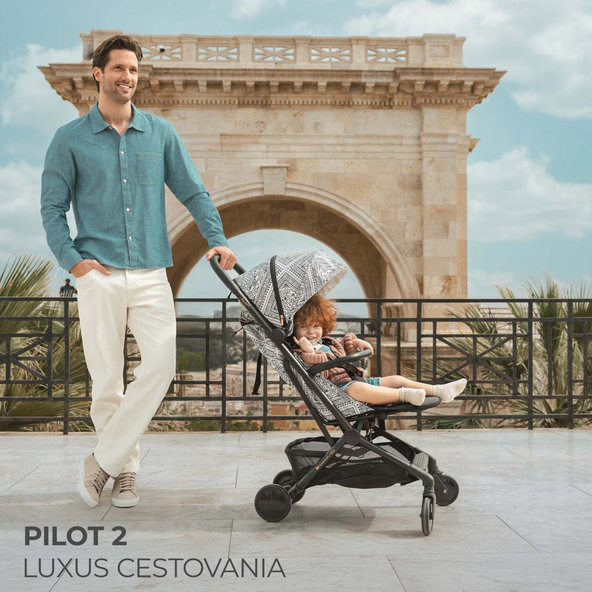 Kinderkraft športový kočík Pilot 2 Lunar Black Bizuu
