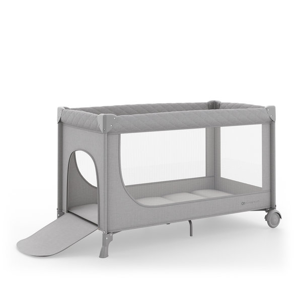 KINDERKRAFT cestovní postýlka s příslušenstvím Leody Up Grey