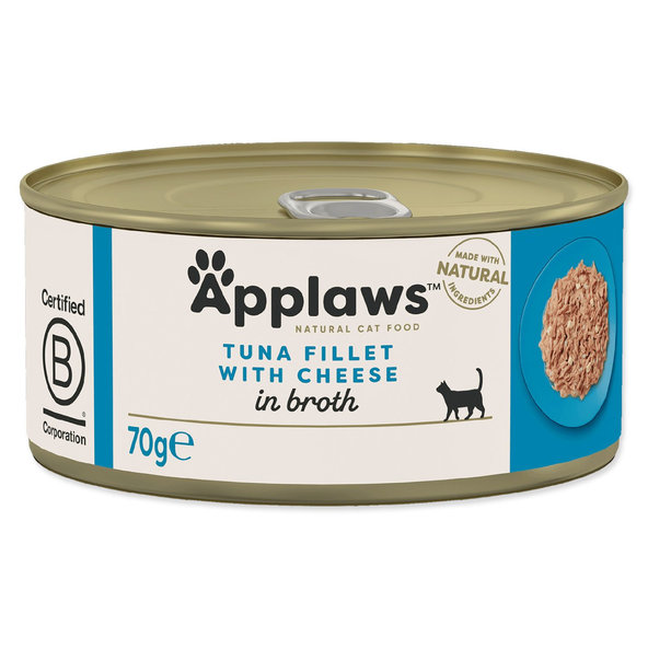 Applaws konzerva pro kočky tuňák se sýrem 24 × 70 g