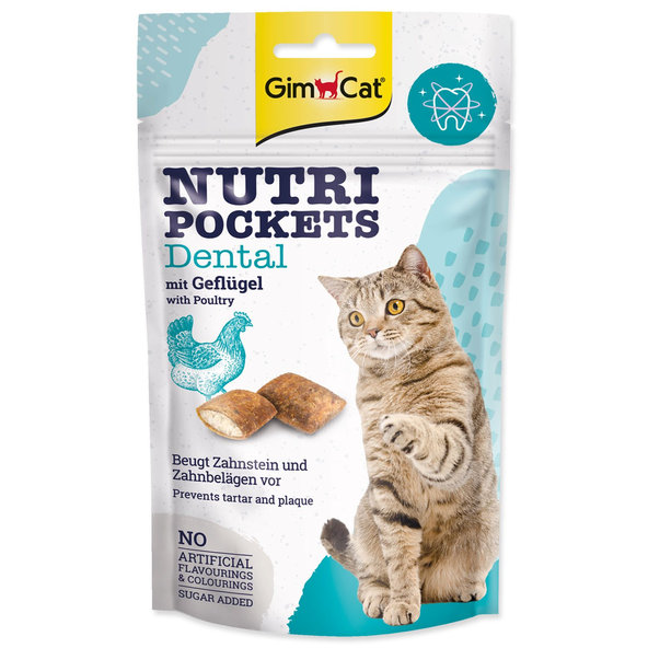 GimCat Nutri Pockets Dental pamlsek 60g