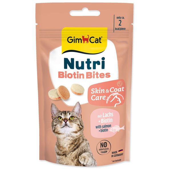 GimCat Nutri Biotin Bites pamlsek 40g