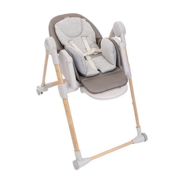 Chicco jídelní židle Polly Armonia Scandinavian + hrazdička Rainbow