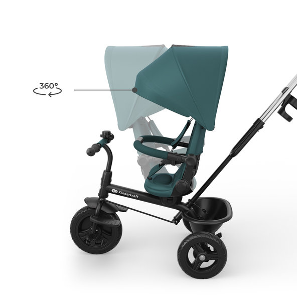 Kinderkraft trojkolka Aston 2 Plus Green 9m+