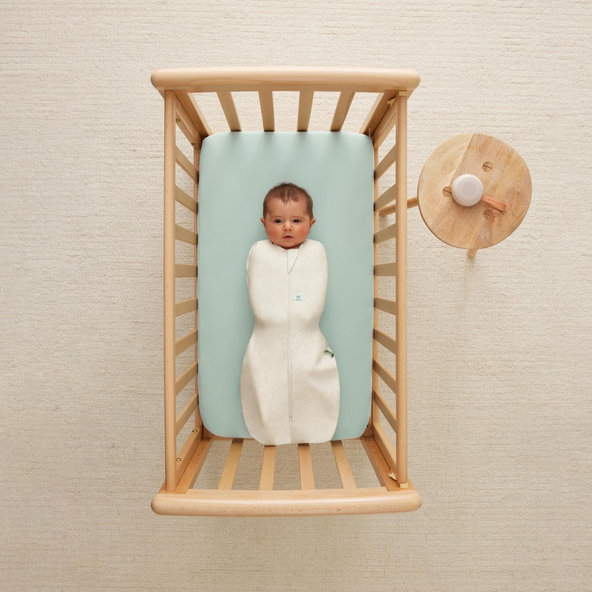ERGOPOUCH Zavinovačka a spací pytel Cocoon Oatmeal Marle 1 tog 3-6 m