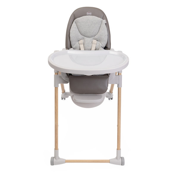 Chicco jídelní židle Polly Armonia Scandinavian + hrazdička Rainbow