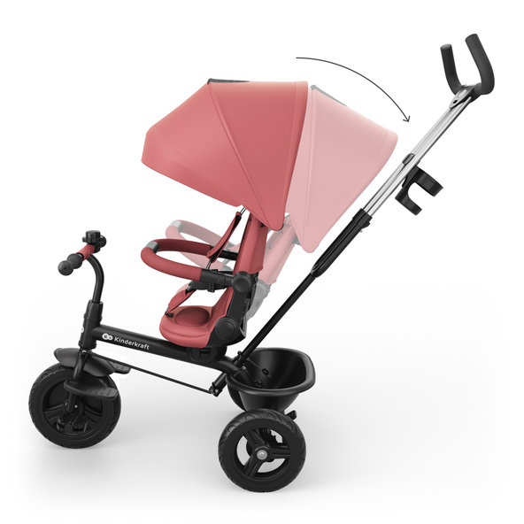 Kinderkraft trojkolka Aston 2 Plus Pink 9m+
