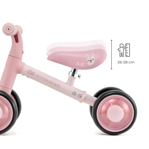 Kinderkraft odrážedlo Cutie Flash Pink