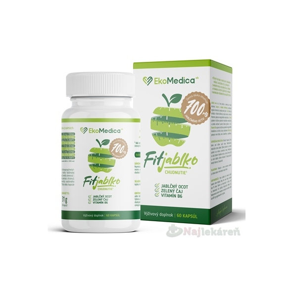 EkoMedica SK Fit Jablko 60 kapslí