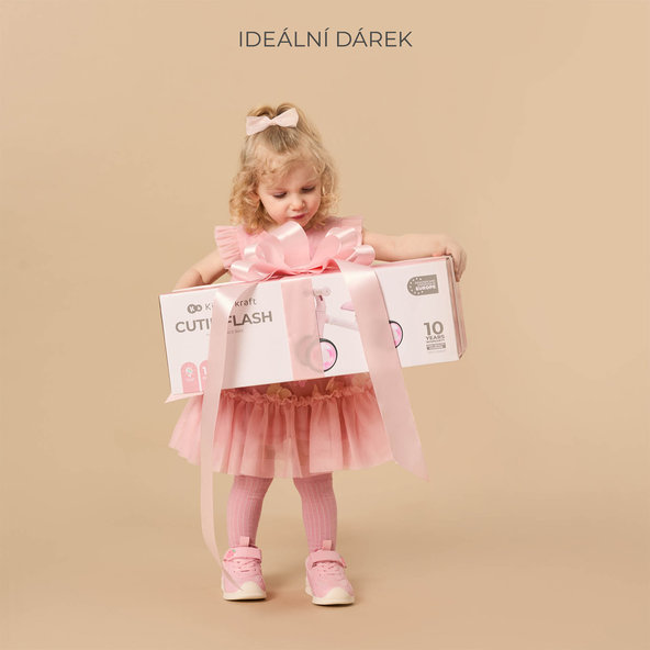 Kinderkraft odrážedlo Cutie Flash Pink