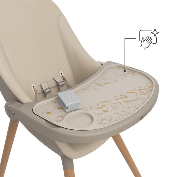 Kinderkraft jídelní židlička a lehátko Fini Up 3v1 Beige
