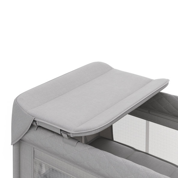 KINDERKRAFT cestovní postýlka s příslušenstvím Leody Up Grey