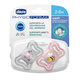 Chicco dudlík Physio Light silikonový holka 2–6 m 2 ks