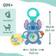 BRIGHT STARTS Senzorická hračka na C-kroužku Stitch Tummy Tumble™ 0m+