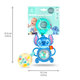 BRIGHT STARTS Senzorická hračka na C-kroužku Stitch Tummy Tumble™ 0m+
