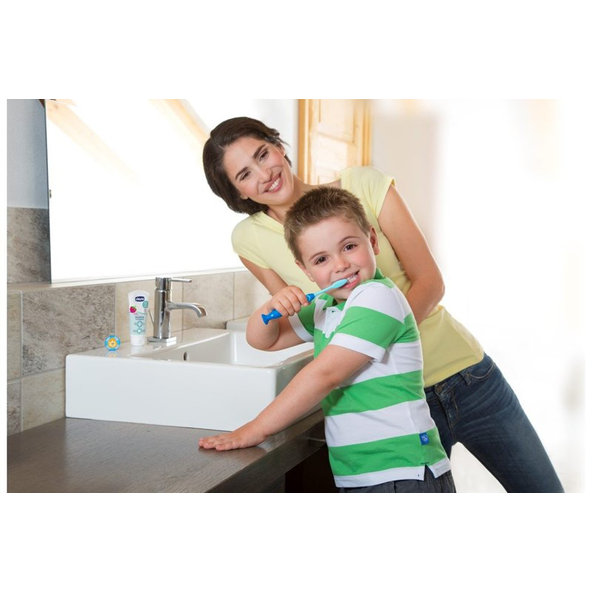 Chicco zubní pasta jahoda bez fluoridu 50 ml 12 m+