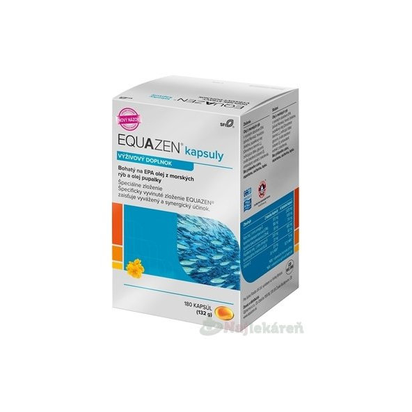 Equazen Omega 3 + Omega 6 180 kapslí