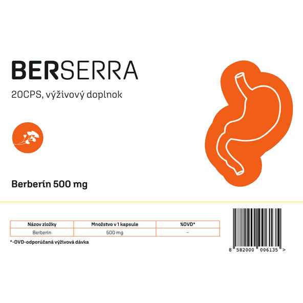 Berserra proti průjmu 20 kapslí