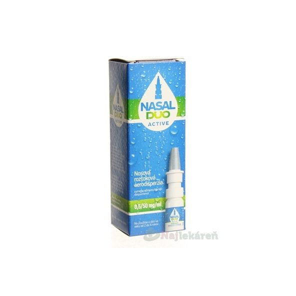 Nasal Duo Active 0,5/50 mg/ml na rýmu 10 ml
