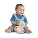 Bright Starts hudobná svietiaca plyšová hračka Hug-a-bye Baby sloník 0m+