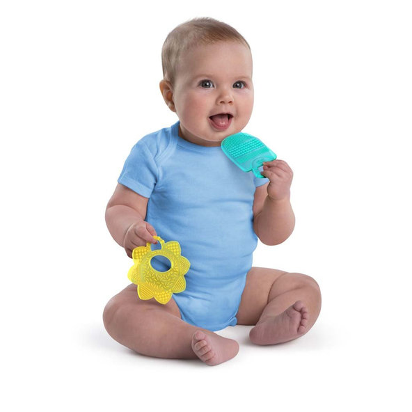 Bright Starts hryzačky 2 ks Sunny Soothers 3m+