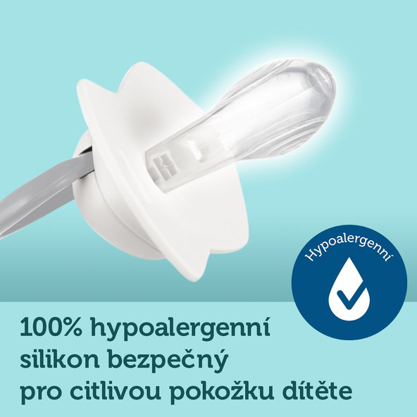 Canpol Babies set symetrických dudlíků Bonjour Paris růžový 18 m+