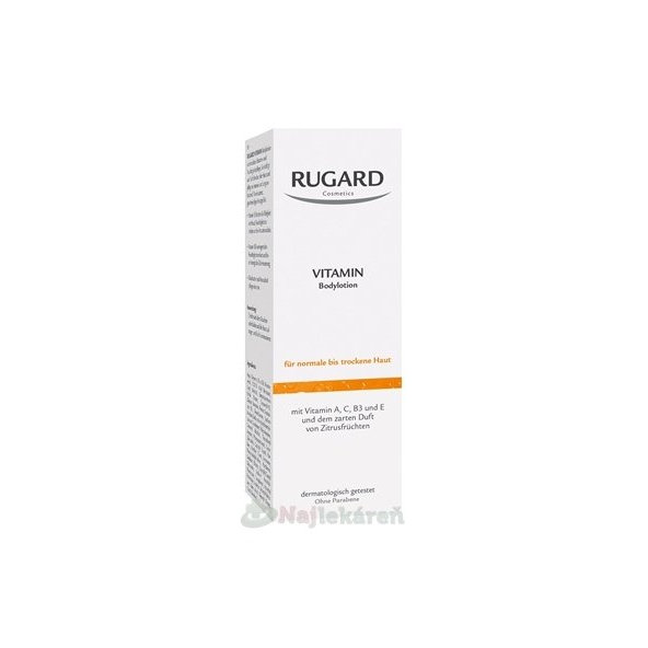 RUGARD vitamínové tělové mléko 200ml