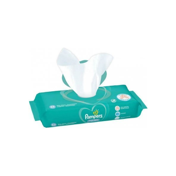 Pampers Fresh Clean vlhčené ubrousky 52 ks