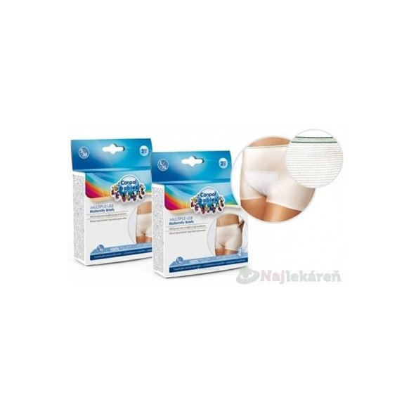 Canpol Babies elastické kalhotky S/M 2 ks