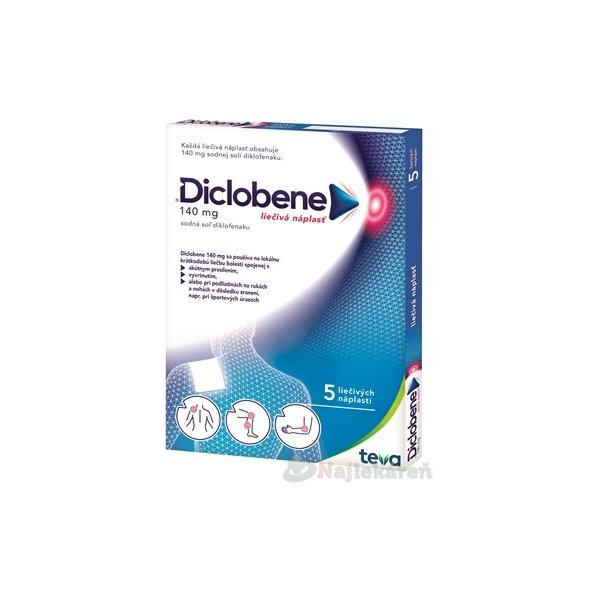 Olfen 140 mg léčivá náplast proti bolesti 5 ks