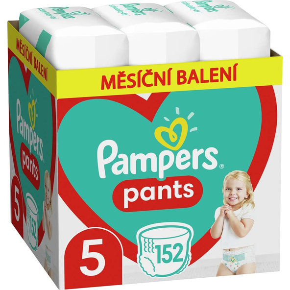 Pampers Active Baby Dry Pants plenkové kalhotky 11–18 kg vel. 5 152 ks