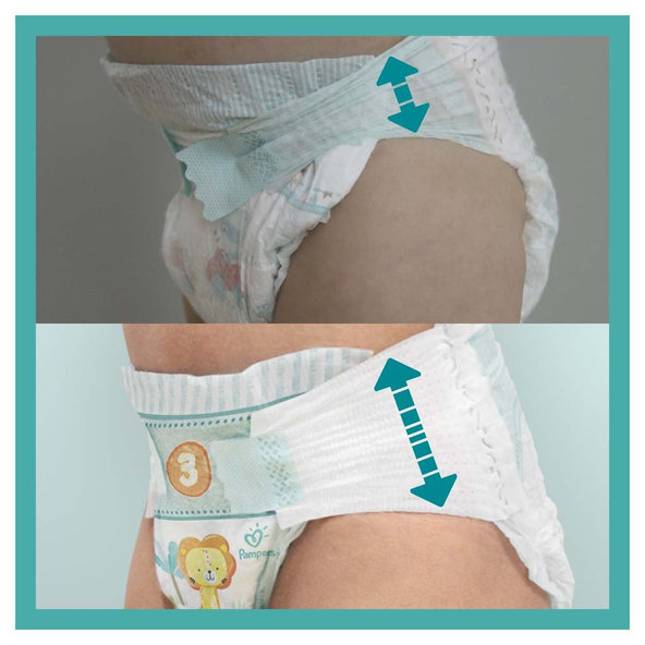 Pampers Active Baby jednorázové pleny 6–10 kg vel. 3 208 ks