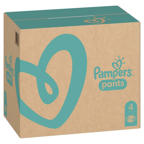 Pampers Active Baby Dry Pants plenkové kalhotky 9–15 kg vel. 4 176 ks
