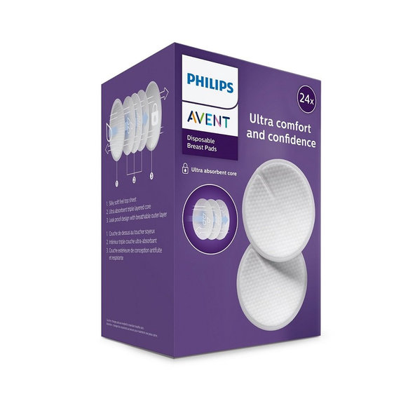 Philips AVENT jednorázové vložky do podprsenky 24 ks