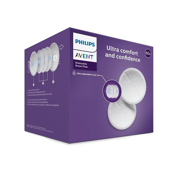 Philips AVENT Jednorázové prsní vložky 60 ks