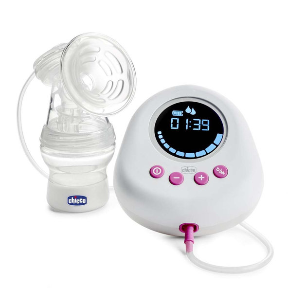 CHICCO elektronická odsávačka mateřského mléka Single Pink