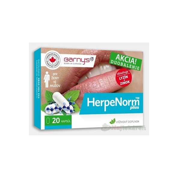Barny's HerpeNorm Plus 20 kapslí