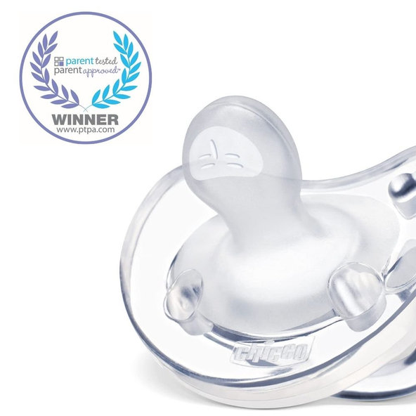 Chicco Physio Soft celosilikonový dudlík holka 16–36 m 2 ks