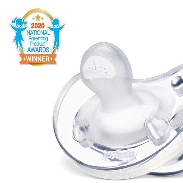 Chicco Physio Soft celosilikonový dudlík holka 16–36 m 2 ks