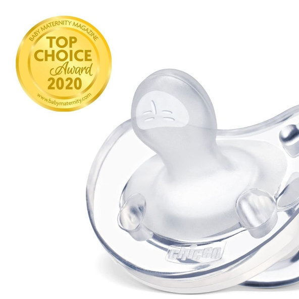Chicco Physio Soft celosilikonový dudlík holka 16–36 m 2 ks