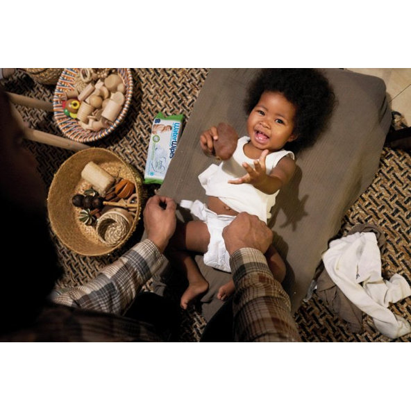 WaterWipes Soapberry BIO odbouratelné texturované ubrousky 60 ks