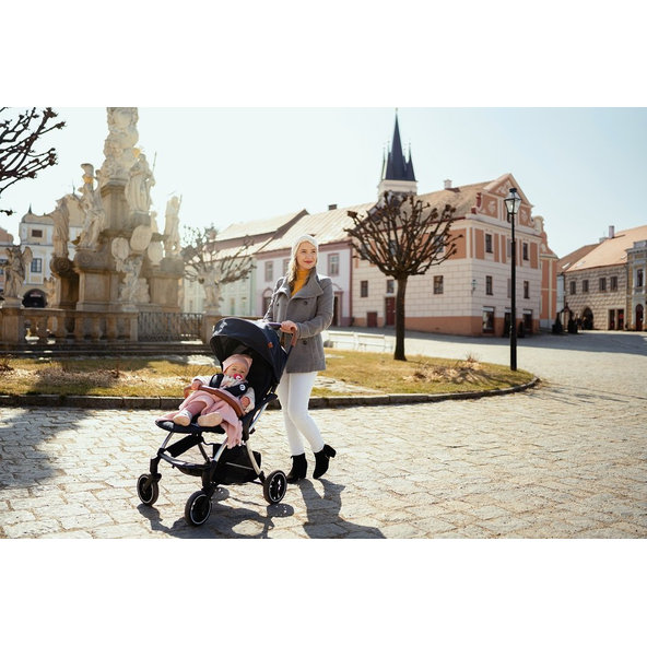 PETITE&MARS sportovní kočárek Cross Anthracite Blue