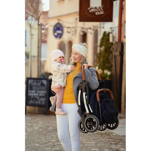 PETITE&MARS sportovní kočárek Cross Anthracite Blue