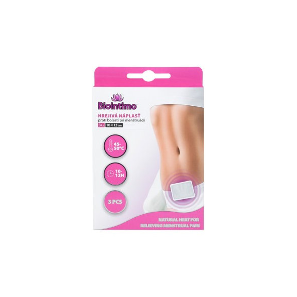 Biointimo Hřejivá náplast na menstruační bolesti 3 ks
