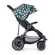 PETITE&MARS kočárek Street+ Air Black Flowers Limited100
