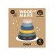 PETITE&MARS Hračka skládací Orbit Wood of Mars Cosmic Blue 12m+