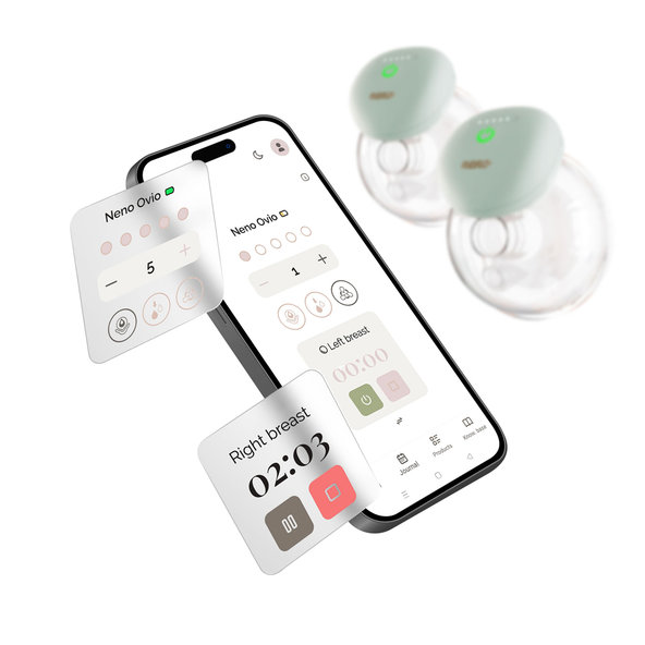 NENO Ovio Twin bezdrátová handsfree odsávačka mléka