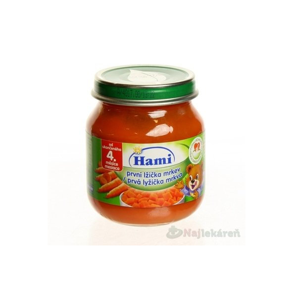 Hami zeleninový příkrm První lžička mrkvička 4 m+ 125 g