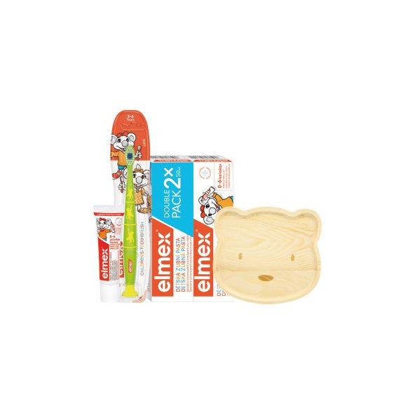Elmex Caries Protection dětská sada 3×50 ml 3–6 let