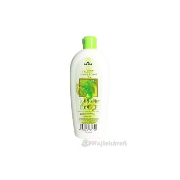 Luna lopuchový šampon 430 ml