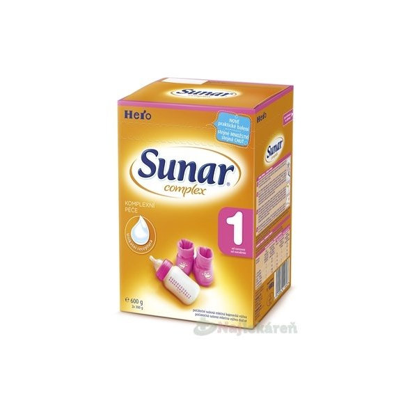 Sunar Complex 1 počáteční kojenecké mléko 0m+ 600 g